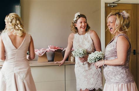 real moments of laughter creative bridesmaid photos
