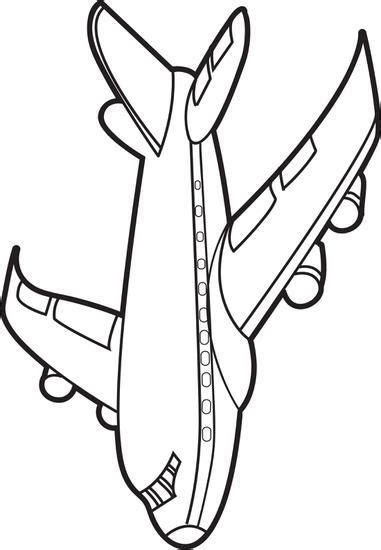 landscape version   jet airplane coloring page airplane coloring