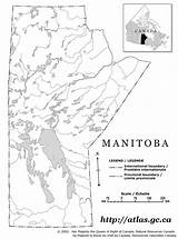 Map Manitoba Outline Blank Province Mb Maps Yellowmaps sketch template