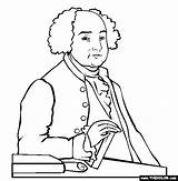 John Adams Coloring Online Pages Thecolor sketch template
