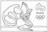 Olympiques Ete Milliers Enfants Gymnastique sketch template