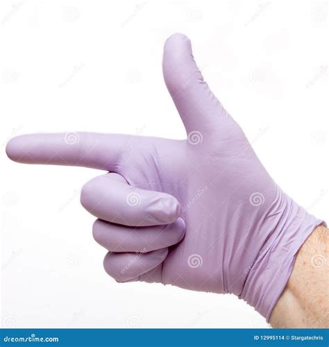 gloved hand gesture stock images image