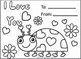 Cute Coloring Valentines Pages Valentine Getdrawings sketch template