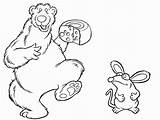 Coloring House Blue Big Bear Pages Inthe Books Comments Coloringhome Popular sketch template