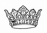 Crown Drawing Queen Coloring Princess Library Clipart sketch template