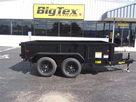 big tex sr  single ram lp dumpx tandem axle dbl doors big tex trailer world