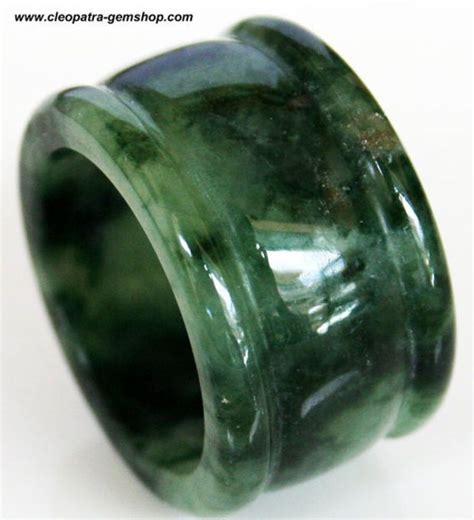 natural jadeite  jade men ring  cleopatragems  etsy rings
