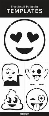 Pumpkin Carving Emoji Templates Template Popsugar sketch template