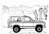 Ford Coloring Bronco Pages Explorer Truck Template Carscoloring sketch template