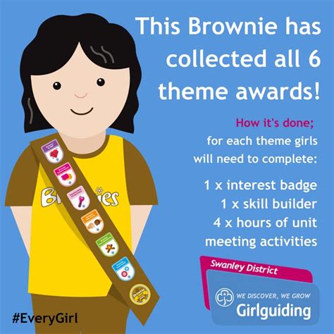brownies   theme awards  girlguidings