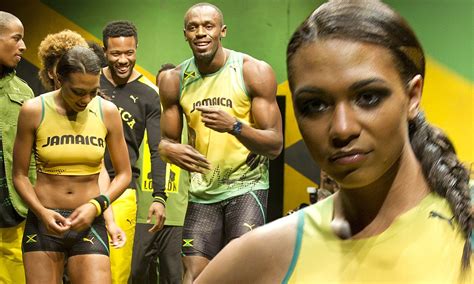 usain s british girlfriend megan edwards calls time on her relationship with the olympic gold