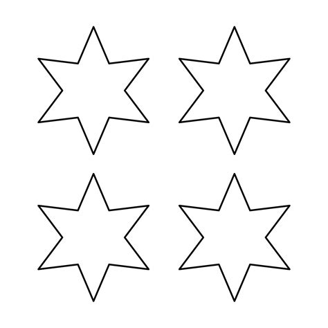 printable star template