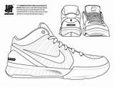 Undefeated Collaborations Kobe sketch template