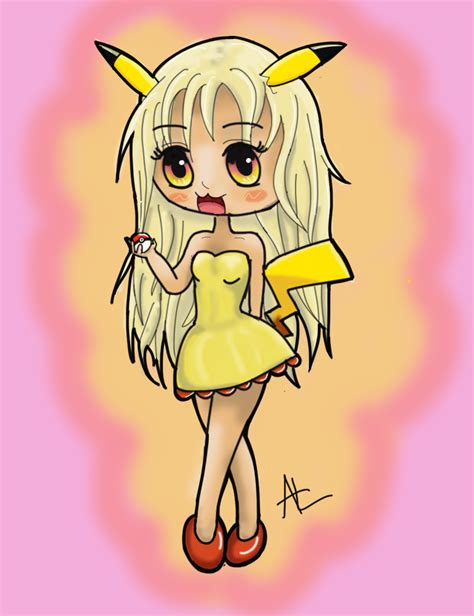pikachu chibi girl  xhauntedpassionx  deviantart