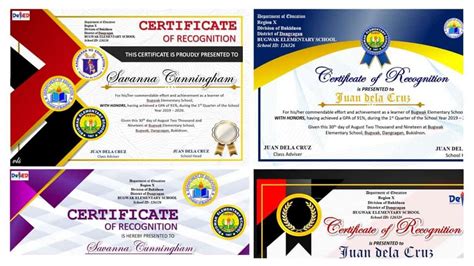 award certificates editable  ready  printing