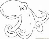 Octopus Coloring Angry Pages Coloringpages101 Octopuses sketch template