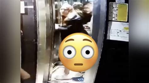 Couple Caught Getting Freaky In Elevator