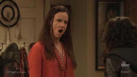 juliette lewis guest stars as david s girlfriend blue on the conners