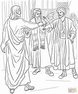 Withered Heals Zacchaeus Jairus Supercoloring Bibla Healed sketch template