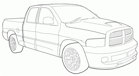 dodge ram  trucks truck car coloring pages  cars