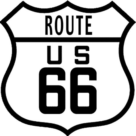 Route 66 Svg File Rebecca Autry Creations