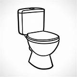 Toilets Vector Toilet Drawing Illustration Flush Illustrations Background Stock Clipart Clip Wc Vectors Sign Dreamstime sketch template