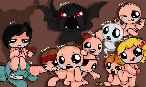 Colors Live The Binding Of Isaac Rebirth Characters By