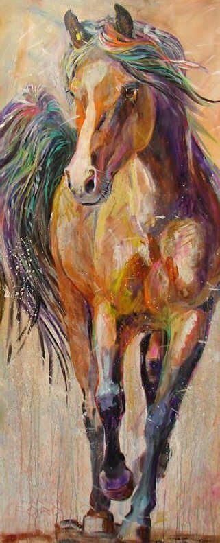 dynamic colors  horse art horse painting animal art art drawings