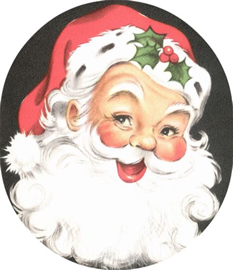 vintage santa clip art vintage holiday crafts