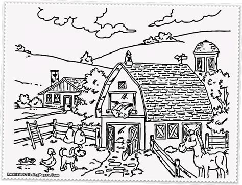 coloring pages  farm animals  preschoolers  getcoloringscom