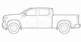Silverado Chevrolet Tahoe Gmauthority Colouring sketch template