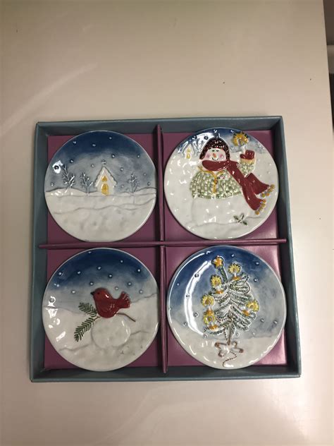 mww flake mini plates plates winter tableware licence plates winter time dishes dinnerware