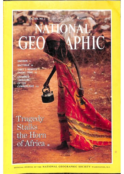 cover print  national geographic magazine august