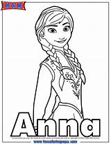 Anna Everfreecoloring Elsa Arendelle Ausmalbilder  Hmcoloringpages Prinzessin Crafts sketch template