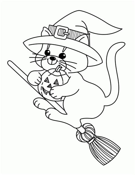 coloring pages halloween witch coloring home