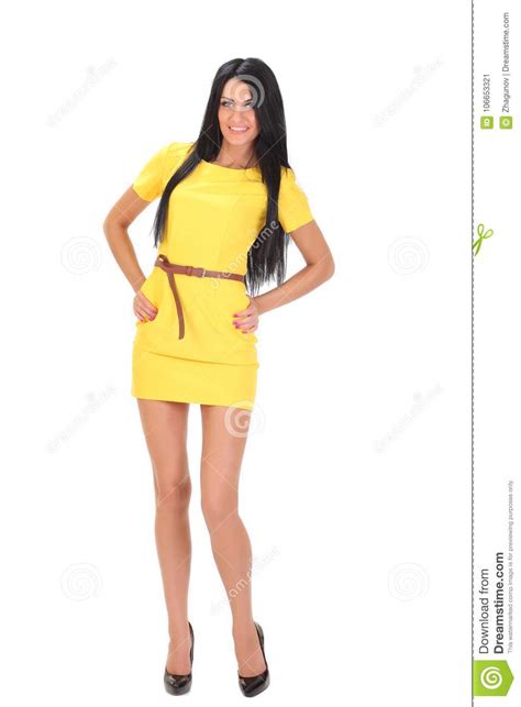 Girl In A Yellow Dress Stock Image Image Of Bright 106653321