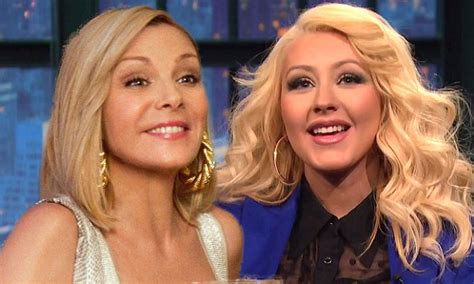 Christina Aguilera Follows Britney Spears Impression With Kim Cattrall