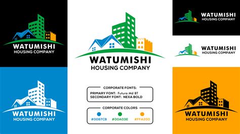 logo design housing company logo brand identity inspiration