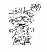Rugrats Coloring Printable Pages Cartoon Nickelodeon Clipart Kids Library Bestcoloringpagesforkids sketch template