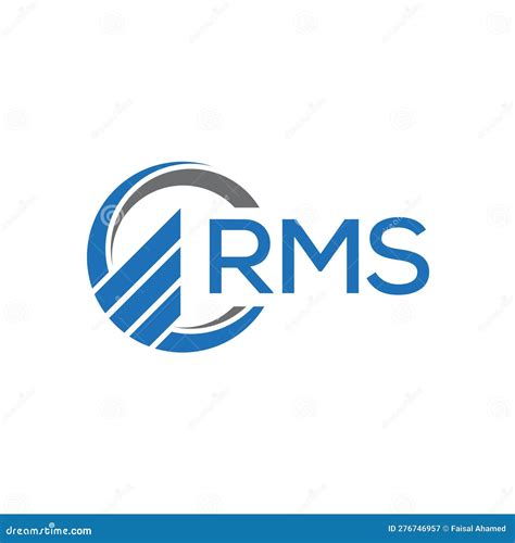 rms abstract technology logo design  white background rms creative