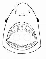 Shark Sharks Printables Rays Lucid Colorable sketch template