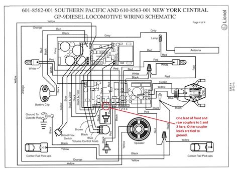 lionel train wiring diagram