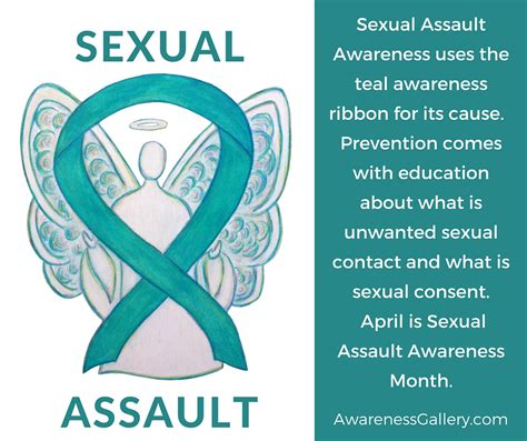 sexual assault awareness education prevention and teal ribbon