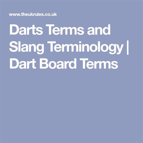 darts terms  slang terminology dart board terms darts dart board slang