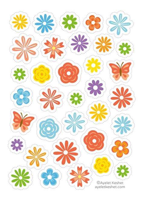 printable stickers ayelet keshet