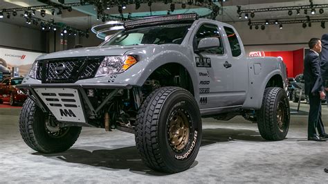 nissan frontier desert runner   race truck storms la auto show