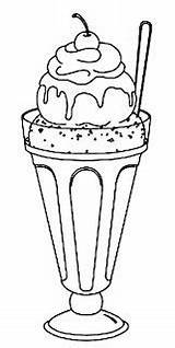 Eis Colouring Cupcake Kleurplaat Sorbet Milkshake Sorvetes Zum Ausmalen Zeichnen Sucette Colorear Sundae Lolly Digi Przedszkole Kolorowanki Słodkie Szablony Kleurplaten sketch template
