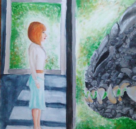Blue Rosez Jurassic World Claire Dearing And Indominus Rex