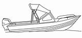 Boat Fishing Tugboat sketch template