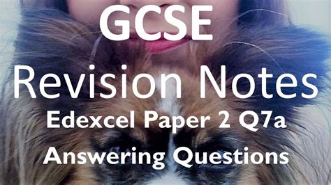 gcse english language edexcel paper  answering questions  qa